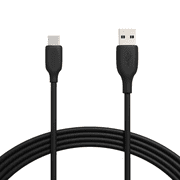 USB-C to USB-A Fast Charger Cable USB Connector for Smartphone, Galaxy, Tablet, Laptops, 3 FT, Black
