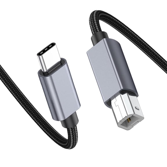 USB C to USB B Cable 6FT, USB B Male to USB C Male Printer Cable for Printer, Scanner, MacBook Pro, Air, Piano, DJ Controller (1.8m/6feet)