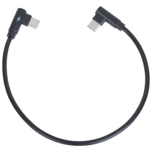 USB C to USB C Cable,90 Degree 40W 480Mbps USB C Male to Male Charging Cord,DataSync for Cellphone