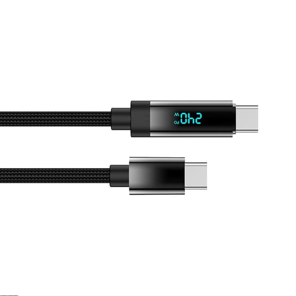 USB C to USB C Charging Cable, 240W/5A 480Mbps Fast Speed Data Sync for Smartphones Tablets Laptops