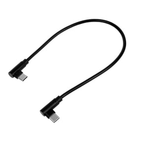 USB C to USB C Right Angles Cable 20cm Short Length 40W Power Delivery And Fast Speed Data Transfer For Mobile Devices