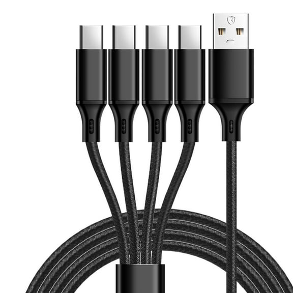 USB C to USB Cable Fast Charging, 59''/1.5M USB Type C DataSync Cord with 4 USB C Cable,for Phone Tablets