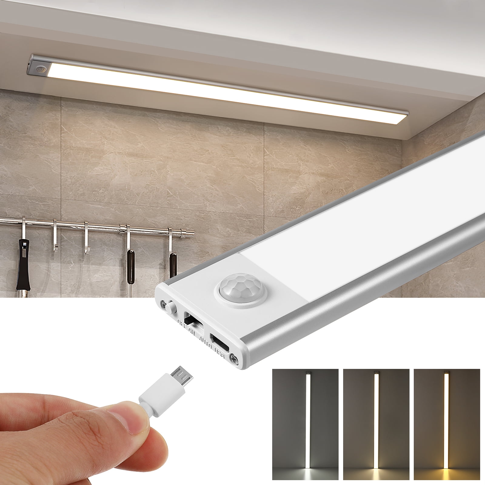 USB Light Motion Activated Closet Lights Night Bar