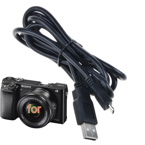 USB Cable Compatible with Alpha a6000 a6300 a6400 a6500 a5100 a5000 A77II A7IIK,A99II