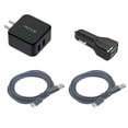 thumbnail image 1 of USB Cable Fast Home Car Charger for Jitterbug Smart3 Phone - Type-C 6ft Long Travel Power Adapter X9V Compatible With Lively Jitterbug Smart 3 Model, 1 of 6