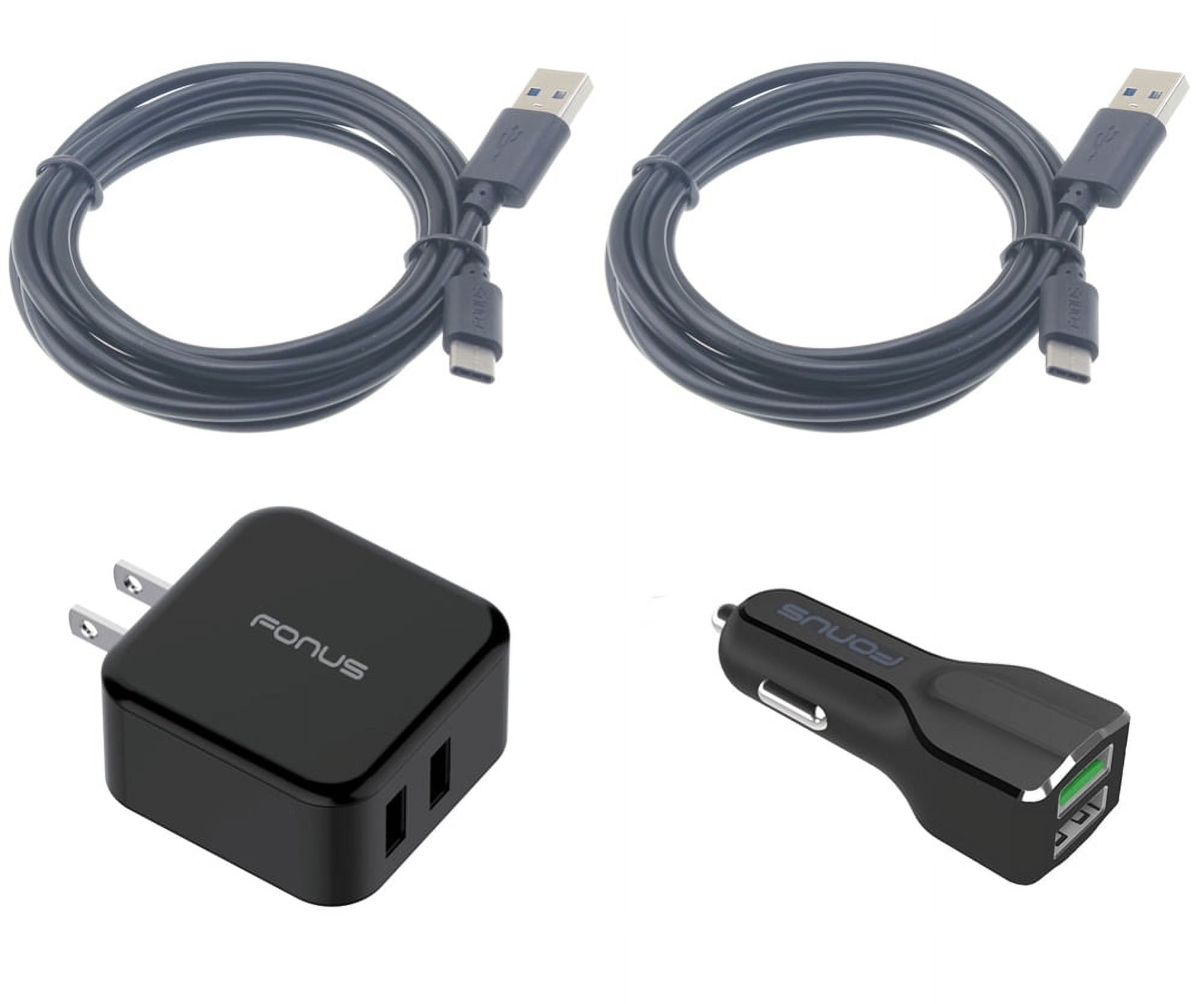 USB Cable Fast Home Car Charger for iPhone 16/Pro/Max/Plus - Type-C 6ft Long Travel Power Adapter for iPhone 16/Pro/Max/Plus