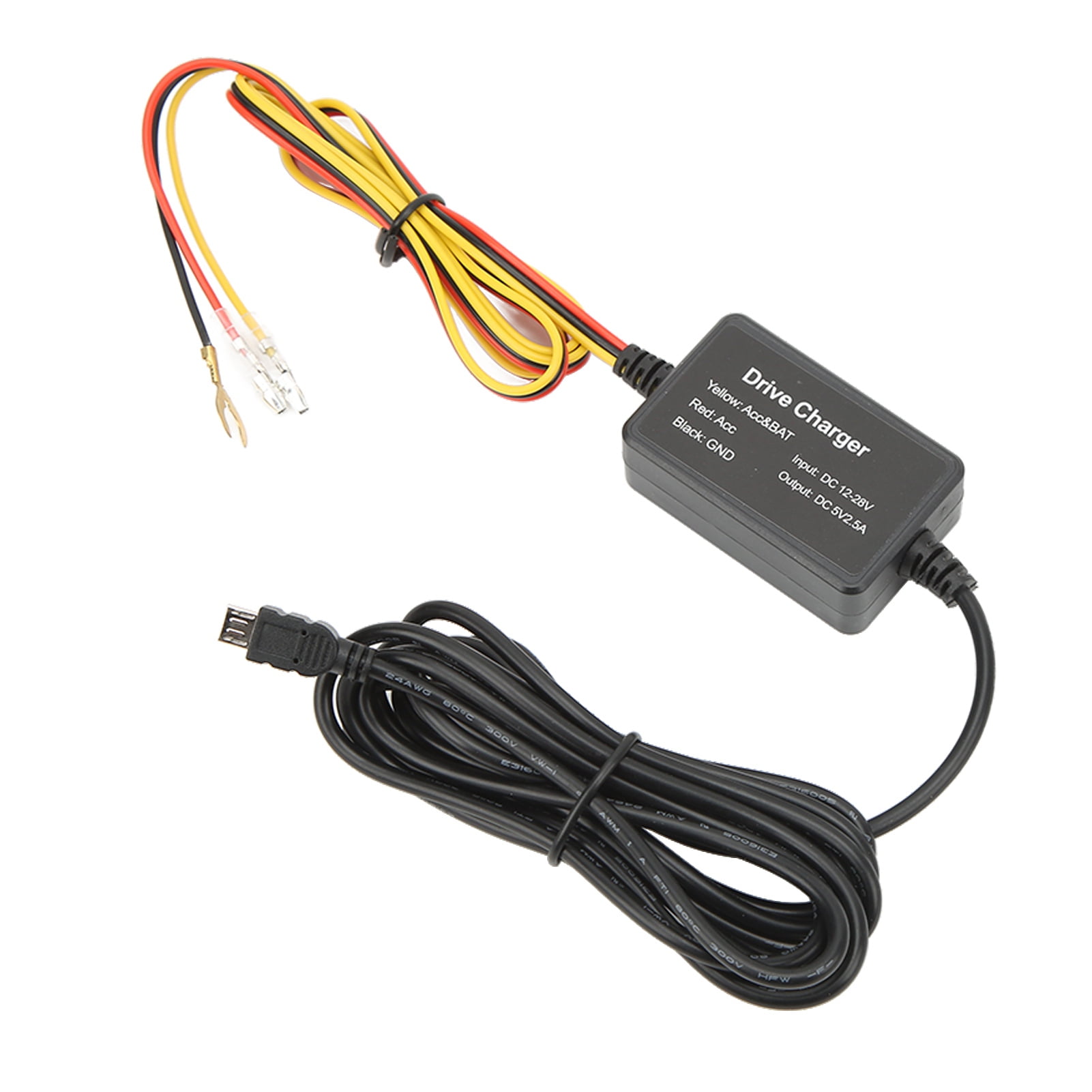 USB Cable Hardwire Kit, Cam Hardwire Kit 12V28V To 5V USB Adapter