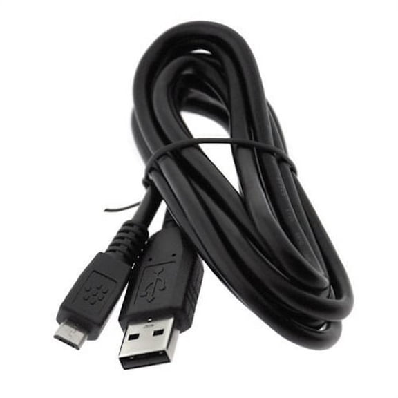 USB Cable Rapid Charging Sync Power Wire Data Cord Supports Fast Charging Black [Micro-USB] LPG for Verizon Ellipsis 7