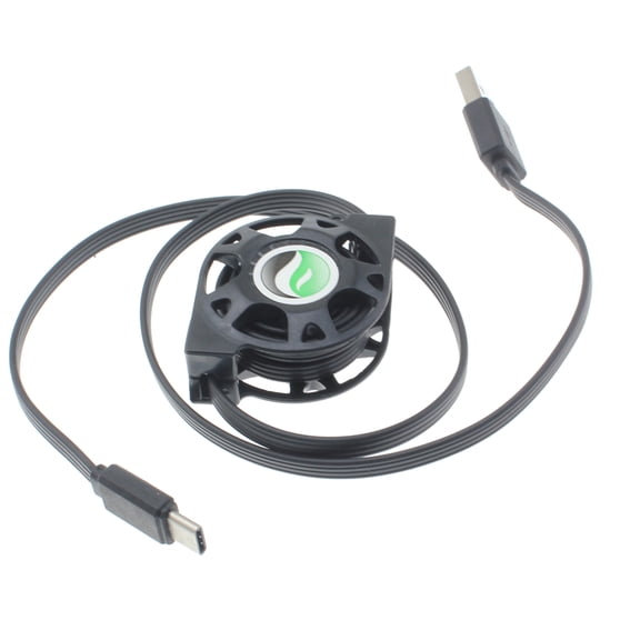 USB Cable Retractable for Samsung Galaxy S23/FE/Plus/Ultra/S24/FE/Plus/Ultra - Type-C Charger Power Cord USB-C Wire