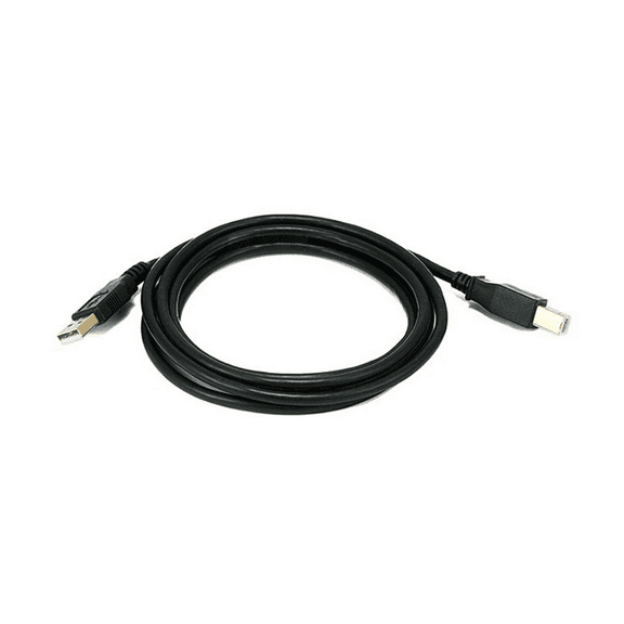 USB Cable for Chipless Printer Conversion - 6' USB-A to USB-B 2.0 with Gold Plated Connectors