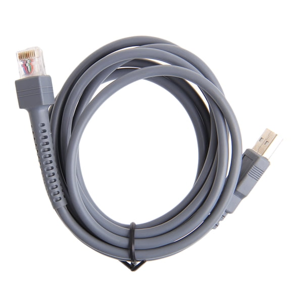 USB Cable for LS2208 Series Handheld Scanner Gray LS1203 LS2208/ LS4008I LS4208 LS3008 LS3408 LS4278 CBA-U01-S07ZAR
