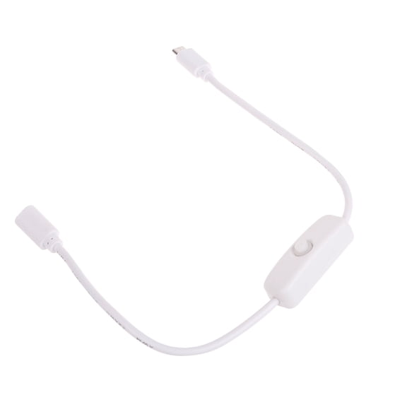USB Cable with 501 Button USB 5P Male Female Extension Power Cord for Low Power Devices