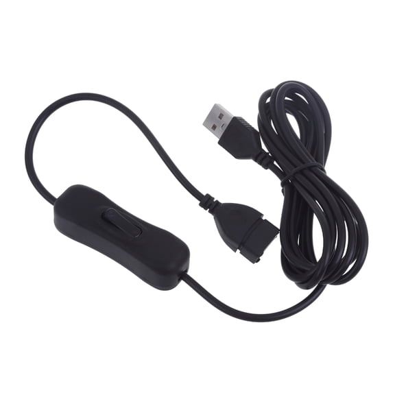 USB Cable with Button Control Male to Female Switchs ON OFF Toggle LED Lamp Line