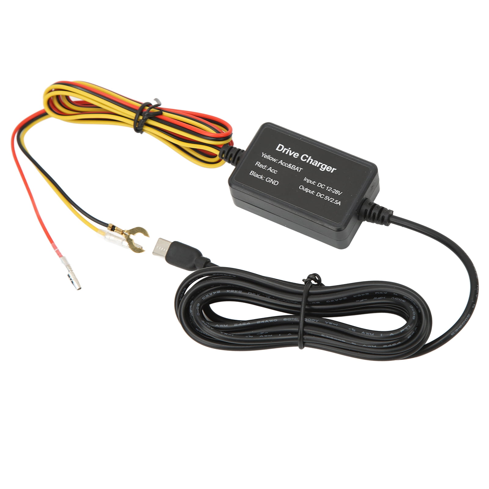 USB Cam Hardwiring Kit, Cam Hardwire Kit 12V28V To 5V USB Adapter