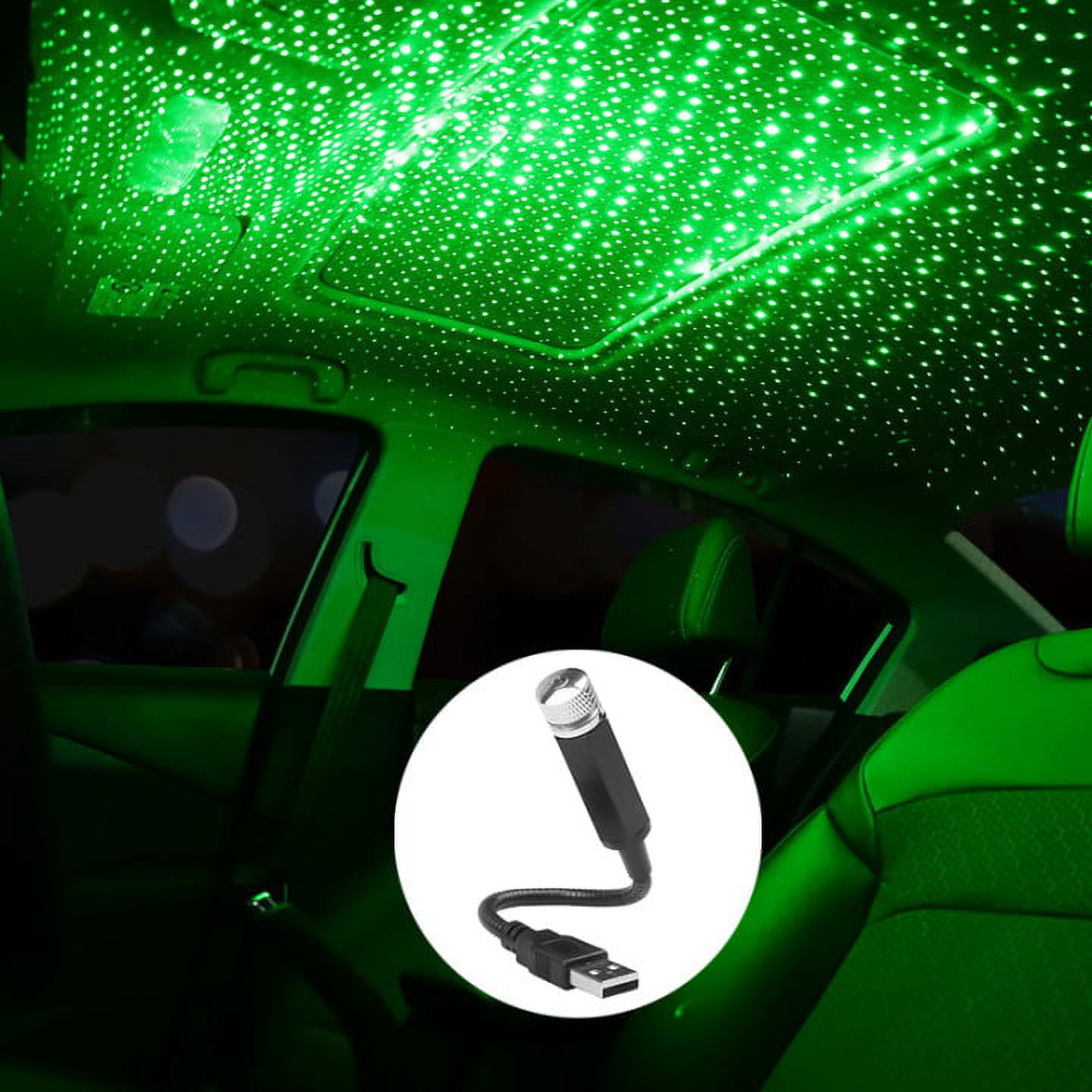 3pcs Mini Usb Light Led Car Jewelry Auto Atmosphere Light Decor Lamp  Emergency Light Modeling Car Ambient Light Neon Interior Lightgreen