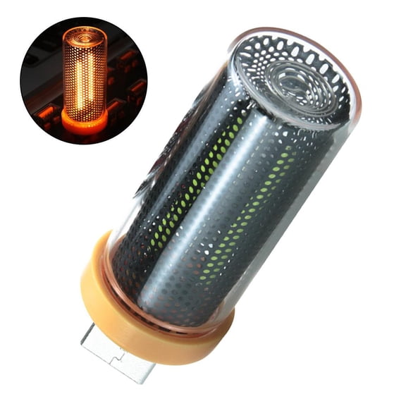 USB Car Atmosphere Lamp: Versatile for Home and Car, Glass Material with Compact Design and Seamless USB Connectivity