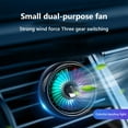 thumbnail image 1 of USB Car Cooling Fan For Air Vent Dashboard Use,Portable Multifunction Vehicle Fan With Adjustable Angle Quiet Mini Air Circulator For Car Office Home Travel Summer Cooling Comfort Use（Black）, 1 of 6