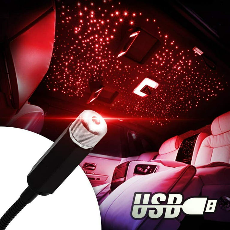Multicolor Led Starry Sky Projection Lamp Mini Usb Car Roof Star