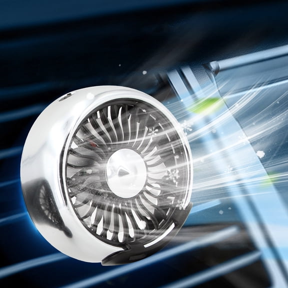 USB Car Vent Fan,Car Dashboard Fan,Usb Air Cooling Fan,Usb Car Dashboard Cooling Fan Adjustable Strong Wind Car Interior Accessory Vent Fan Portable Cool Clip Fan for Vehicle,Van, Truck