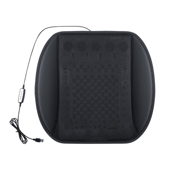 USB Car Ventilation Seat Cushion with 3-Speed Fan | Breathable Cloth Material | Ideal for Home, Office, and Vehicle | Overload Protection for Safe Use
