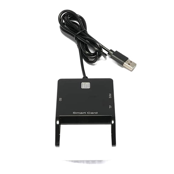 USB Card Reader Plastic Plugs & Play Device Travel Friendly USB Card Reader Multipurose Use for simple Card Access