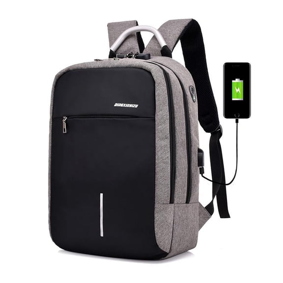 USB Charge Anti Theft Backpack for Men,Black
