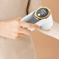 thumbnail image 1 of USB Charge Lint Remover, Fabric Shaver Fuzz Remover, 6 Stainless Steel Blades, Acrylonitrile Butadiene Styrene Material, Remove Pilling from Clothes Bed Sheets Socks, Portable, 1 of 9