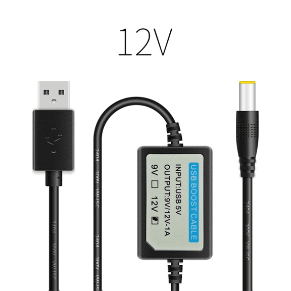 USB Charge Power Boost Cable DC 5V to 12V 1A Step UP Converter Adapter USB Cable with Boost Component
