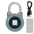 USB Charge, Remote Unlock for Gym & Safes, Secure Blue