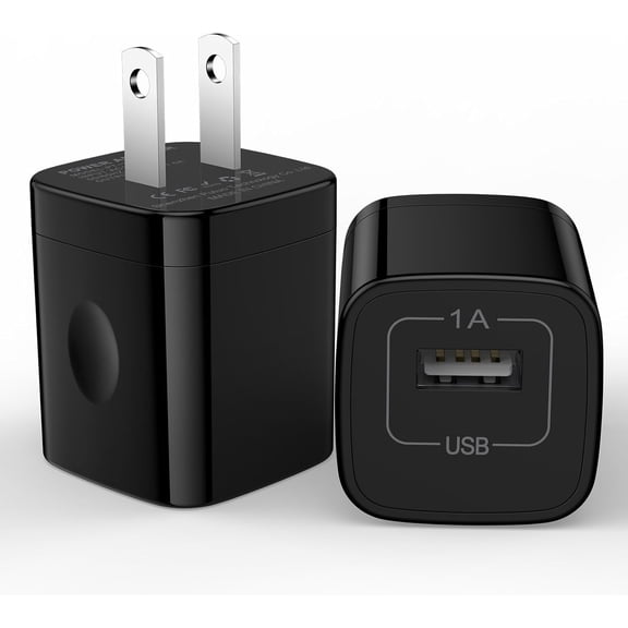 TYPPKMM Single Port USB Wall Charger, 5V 1A Fast Charging Cube for Samsung Galaxy & Android Phones