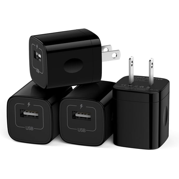 USB Charger Block, 5V 1A Power Adapter USB Wall Plug Charging Box Cube for Samsung Galaxy S25/S24/S23/S22/S21/S20/S10, USBs Plugs for Wall Outlet for Phone 16e16/15/14/13/12/11/SE/XR, Google Pixel 9