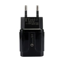 USB Charger Block Charger Lightning Fast Charger Fast Charging Block EU Plug Adapter Europe USB3.0 Fast Charger Plug Travel Power Adapter for Smart Phones, Tablets, Wall Charge for Travel Home