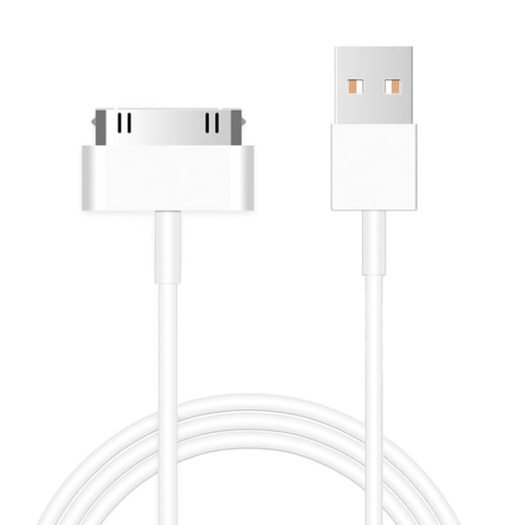 USB Charger Cable Compatible for iPhone 4, Old iPad & iPod Classic