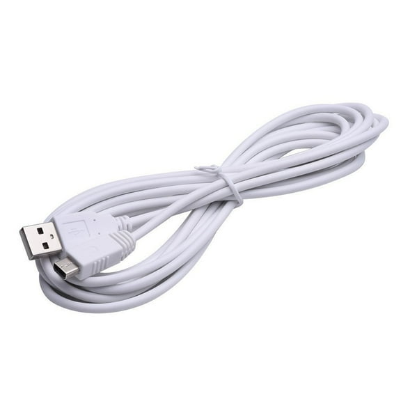 USB Charger Cable for Nintendo Wii U Gamepad, Third Party, 300cm Length, High Quality, Compatible with Wii U Controller