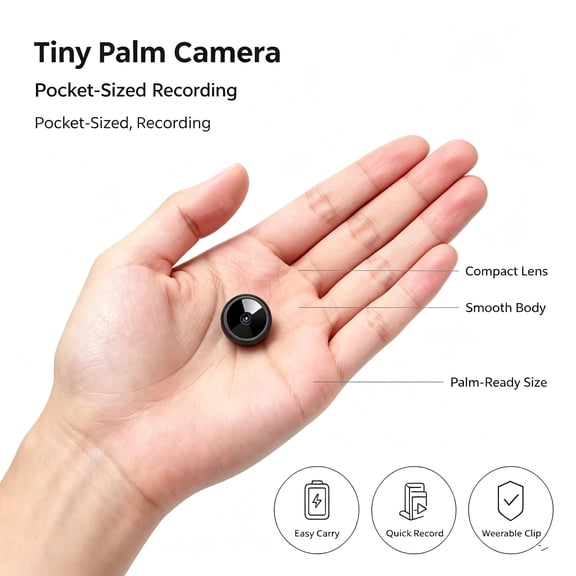 USB Charger Camera,HD WiFi Mini Security Cam for Indoor/Outdoor, Nanny Cam with Night Vision, Motion Detection, App Live Feed, Compatible with Smartphones & Tablets, Ideal for Baby/Pet Monitoring