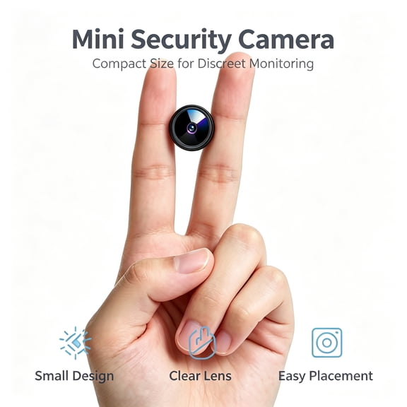 USB Charger Camera,HD WiFi Mini Security Cam for Indoor/Outdoor, Nanny Cam with Night Vision, Motion Detection, App Live Feed, Compatible with Smartphones & Tablets, Ideal for Baby/Pet Monitoring