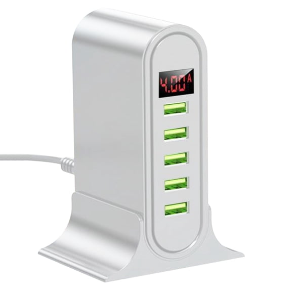 USB Charger, Charging Station for Multiple Devices 20W, Fast Charging Blocks with Dual Type C Ports, USB Charging Hub Organizer Multiport for iPhone, Ipad, Kindle, Travel Accessories