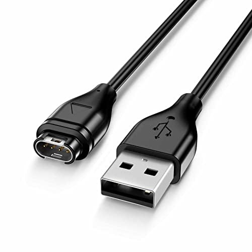 USB A Charger for Garmin Watch Charger,Charging Cable for Garmin Watch Fenix 8 E 7 7S 7X 6 6S 6X 5 5S Plus,Forerunner 55 165 245 645 935 945 965,Approach S62 S60,Instinct,Vivoactive 4 4S 3,1.6ft*1