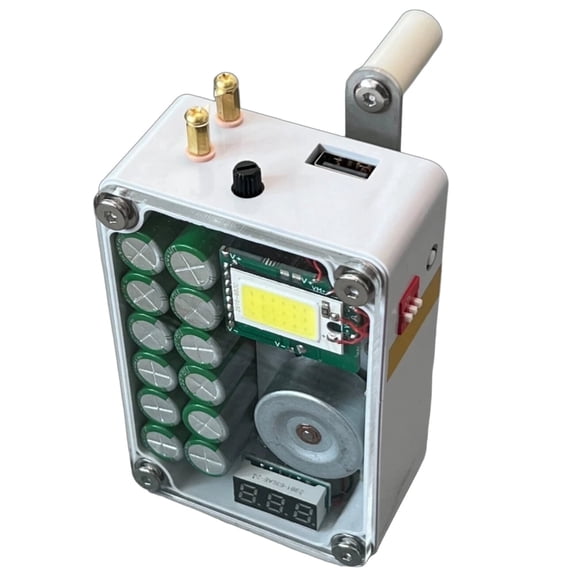 USB Charger Hand Crank Generator Emergency Survival Power Pack Phone Charger Outdoor Lighting Ignition Pocket Size