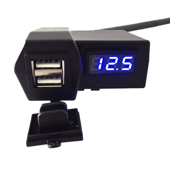 USB Charger LED Voltmeter for Harley-Davidson Electra Glide Low Fatboy Fatboy Lo