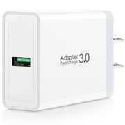 USB Charger , Wall Charger and a Charging Cable Compatible with iPhone , iPad, iPod Touch, iPods, android