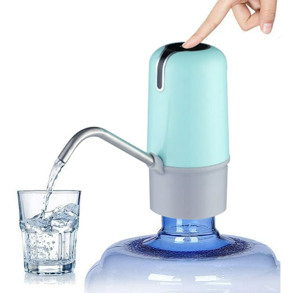 USB Charging Automatic Drinking Water Pump Portable Electric Water Dispenser Water Bottle Switch for Universal Bottle,Fast Pumping Water DispenserGreen