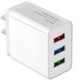 thumbnail image 1 of USB Wall Charger Adapter 1A/5V Travel Charger 3-Ports USB Charging Block Brick Charger Power Adapter Cube Compatible with Phone 13 12 11 Pro Max Ultra 8 / 7 / 6 / Plus SE 2020, 1 of 3