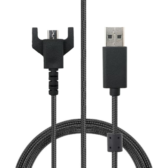 USB Charging Cable (6 feet), Braided Nylon, for Logitech G403 G703 G900 G903 G Pro Wireless G Pro X Superlight Gaming Mouse, G560 Speaker, G Pro Kayboards, USB to Micro USB