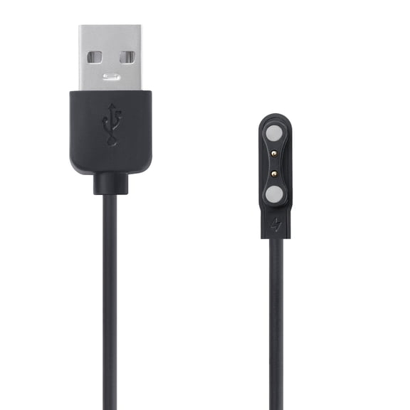 USB Charging Cable USB2.0 Male to 2Pin Suction Charging Adapter Cord for 2pin 4.0mm Space Smartwatches