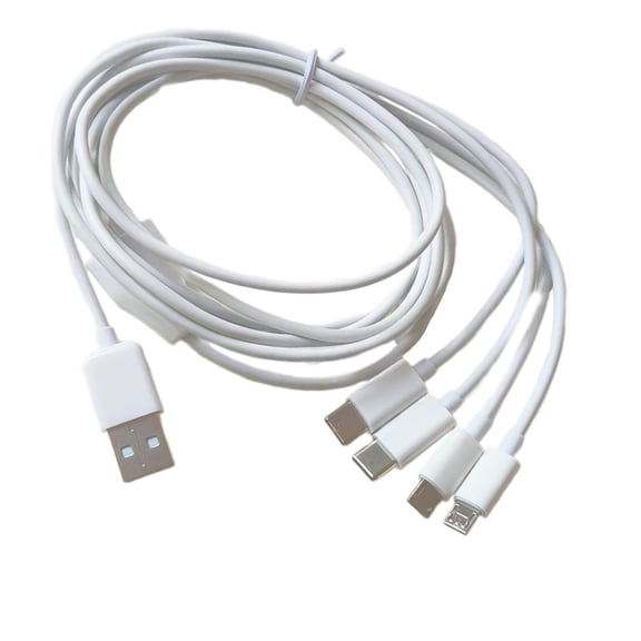 USB Charging Cable with Type C 5pin USB End MultiCharging Cable Perfect for Multiple Device Compatibility