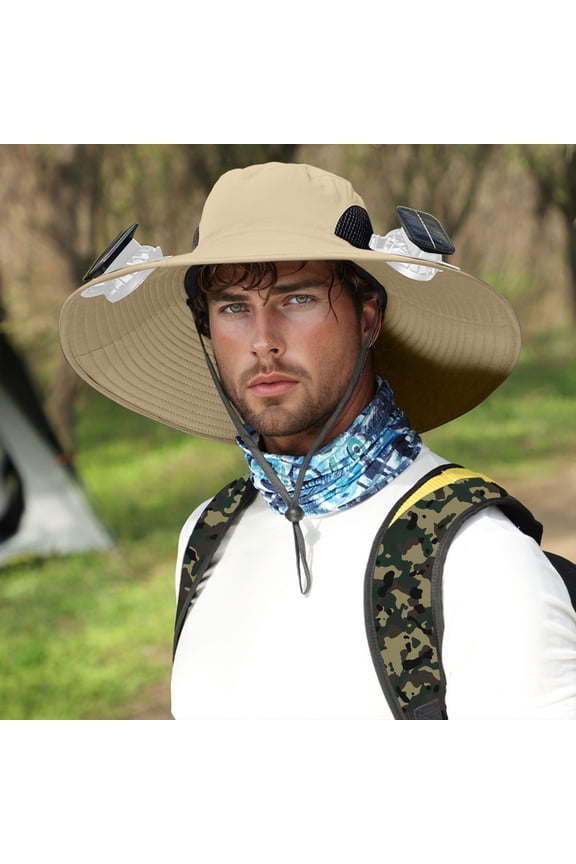 USB Charging Detachable Solar Charging Fan Built In Large Brim Hat Summer Outdoor Sun Hat Men's Climbing And Fishing Hat (two Fan Styles) Mens Boating Hats Woman Beach Bag Cord for Hat Cute Fall Hats