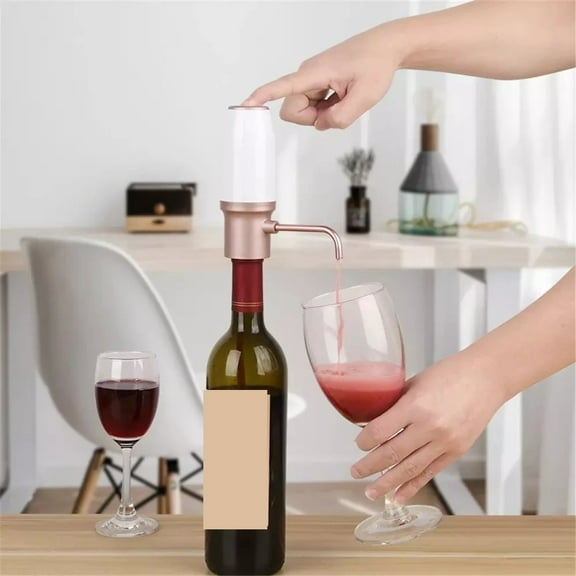 USB Charging Electric Wine Decanter Portable Wine Aerator Decanter Smart Decanting Wine Dispenser ,Easy Dottle Opening