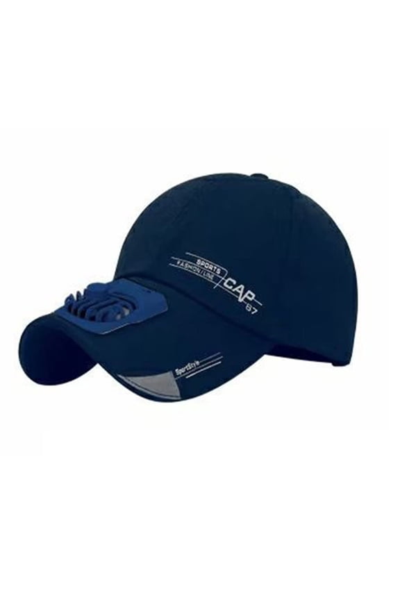 USB Charging Fan Cap Unisex Summer Fit Cap with Cooling Fan, Sun Protection Hat for Casual Outdoor Sport