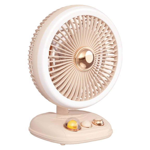 USB Charging Foldable Table Fan Wall Mounted Hanging- Ceiling Fan with LED Light 3 Speed Adjustable For Home Room